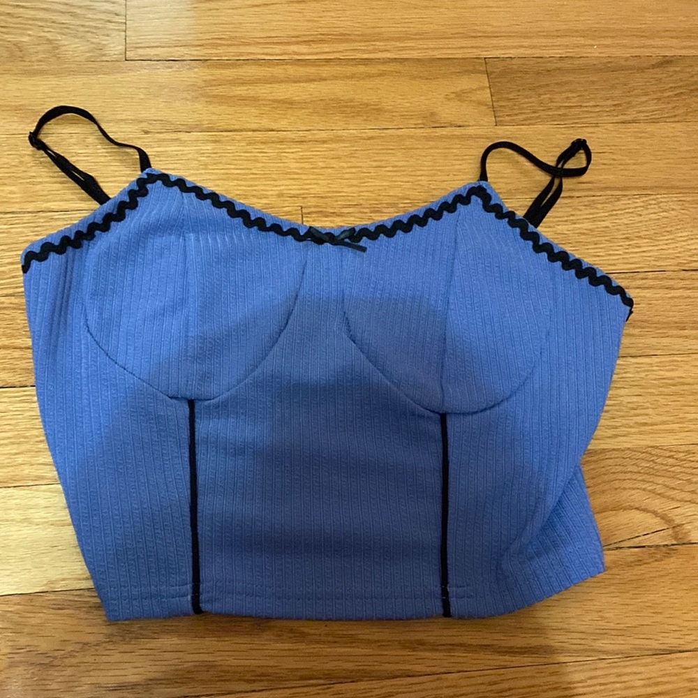 Cute Blue ROMWE tank top